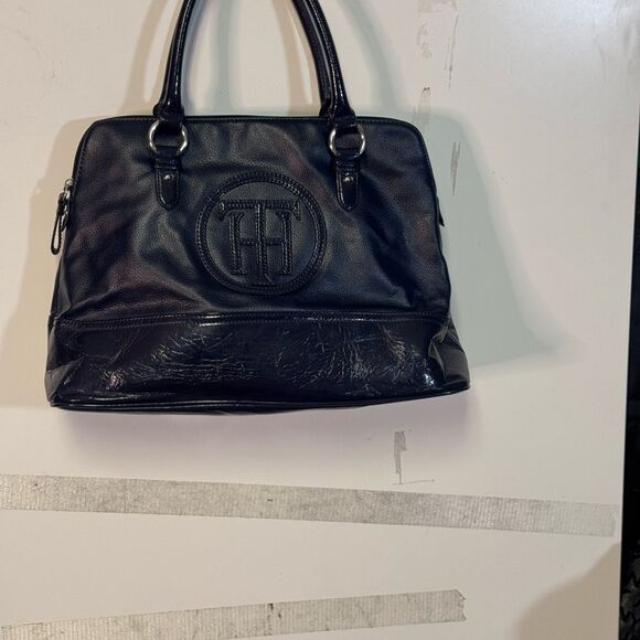 Tommy Hilfiger women’s blue leather handbag in good condition - Picture 1 of 5